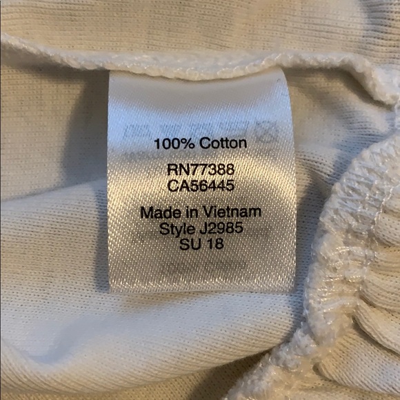 NWT J. Crew Ivory Ruffle peplum cami - Picture 5 of 5